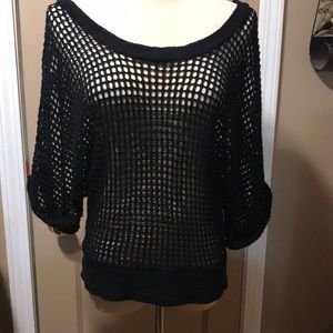 Saywhat black sweater. Size Large